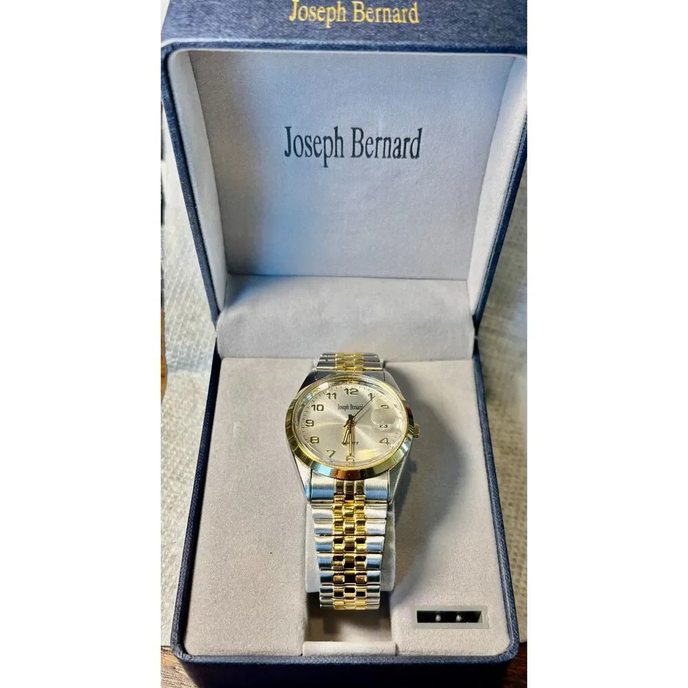 Joseph Bernard Two-Tone Men’s Watch – Great Condition with Box!